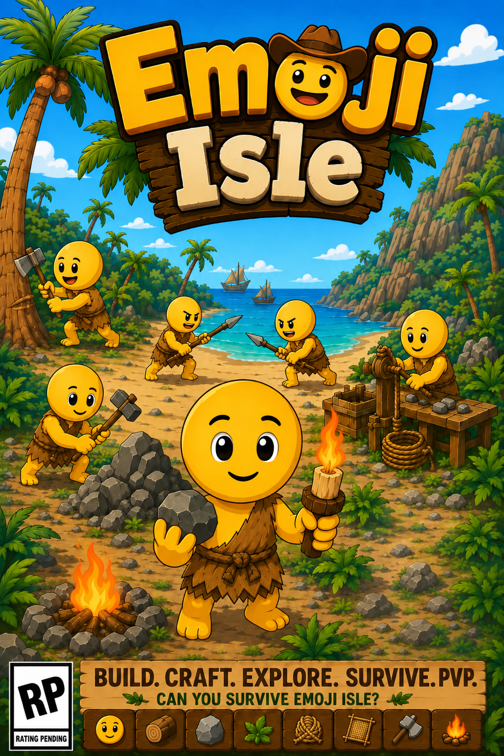 Emoji Isle game poster
